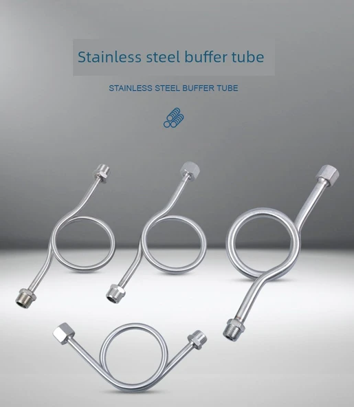 M20x1.5 Basınç Ölçer Tampon Tüpü - İç M20X1.5-Dış 1/2 - 4