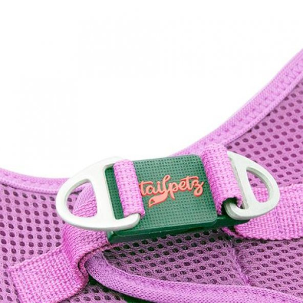 Tailpetz Air Mesh Harness Göğüs Tasması Mor Large - 4