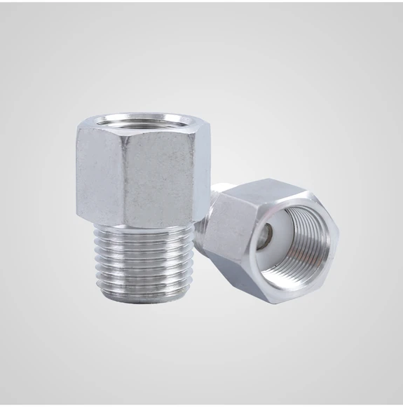 M20x1.5 M14x1.5 Basınç Ölçer Adaptörü - Haki Yeşil (İç M20X1.5 - Dış PT3/8) - 8