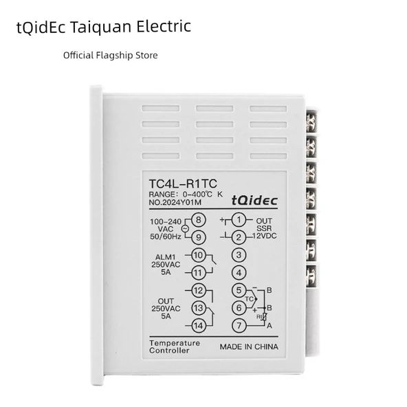 TC4L Dijital PID Sıcaklık Kontrol Cihazı - 30A Röle Çıkışı - 4