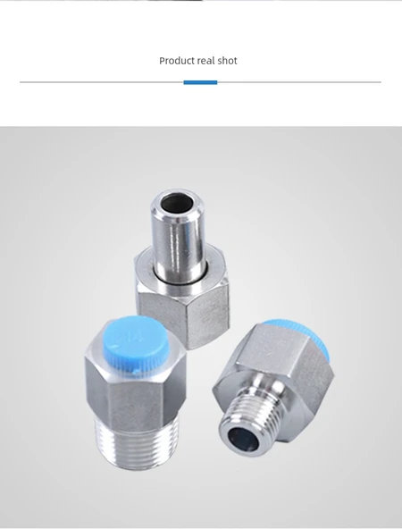 M20x1.5 M14x1.5 Basınç Ölçer Adaptörü - Süt Beyazı (İç M20X1.5 - Dış PT1/2) - 5