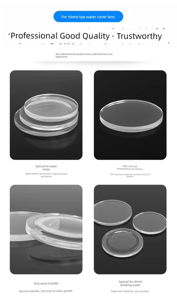 Donmaya Dayanıklı Su Sayacı Lens Kapağı 68mm x 6mm -50°C (Tek, Akıllı Sayaç) - 9
