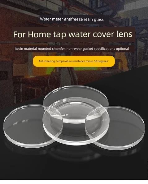 Donmaya Dayanıklı Su Sayacı Lens Kapağı 68mm x 6mm -50°C (5 Adet, Akıllı Sayaç) - 8
