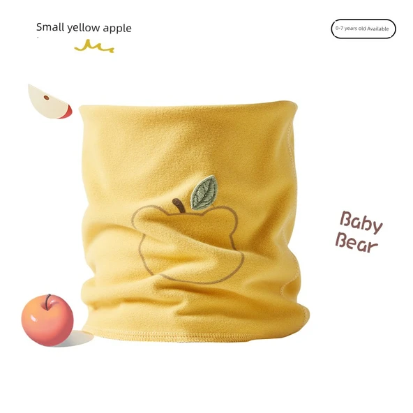 Çocuk Kışlık Boyunluk - Elmalı Ayı Snood Zencefil