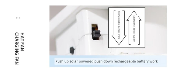 Çocuk Güneş Enerjili Şapka - Haki Yavru Kedi Desenli - Solar ve USB Şarjlı - 4000mAh - Resim 11
