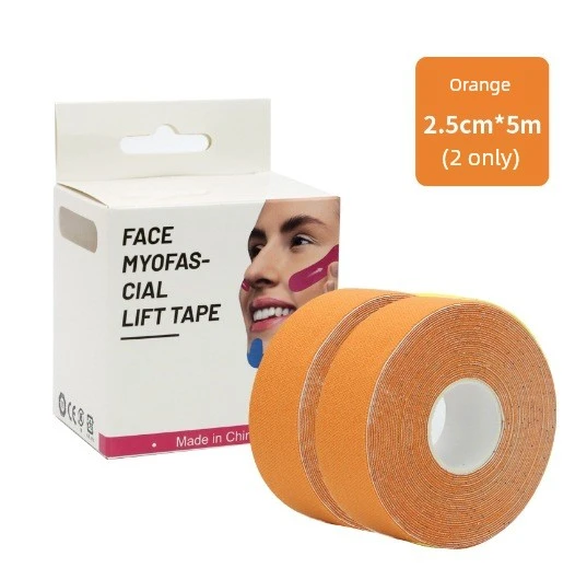 Bebek Anti-Kaşıntı Boyun Yüz Koruyucu Örtü - Turuncu - 2'li Paket - 2.5cm x 5m