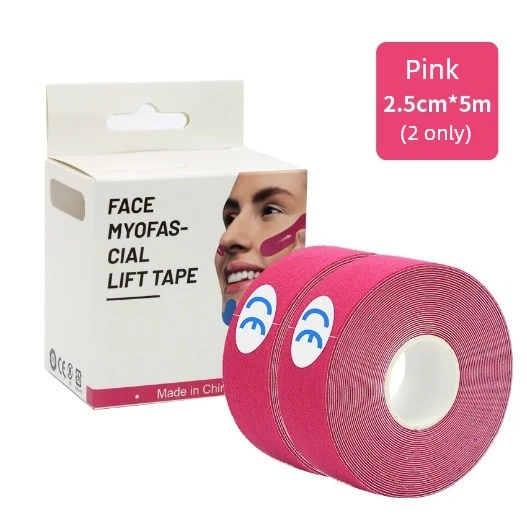 Bebek Anti-Kaşıntı Boyun Yüz Koruyucu Örtü - Pembe - 2'li Paket - 2.5cm x 5m