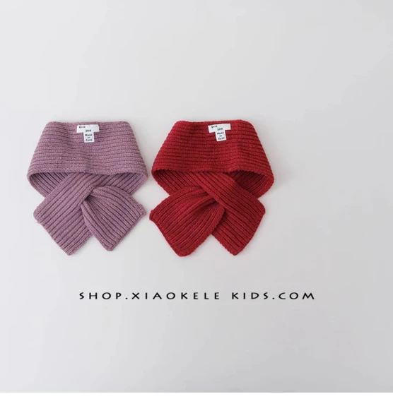 Çocuk Kışlık Örme Boyunluk - Bej - Resim 9