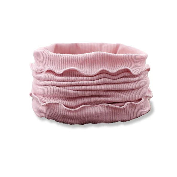 Modal Bebek Bandana Eşarp - Açık Pembe (20*38cm)(1-16 Yaş)