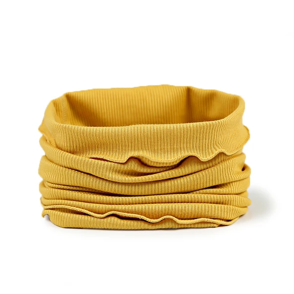 Modal Bebek Bandana Eşarp - Hardal Sarısı (20*38cm)(1-16 Yaş)