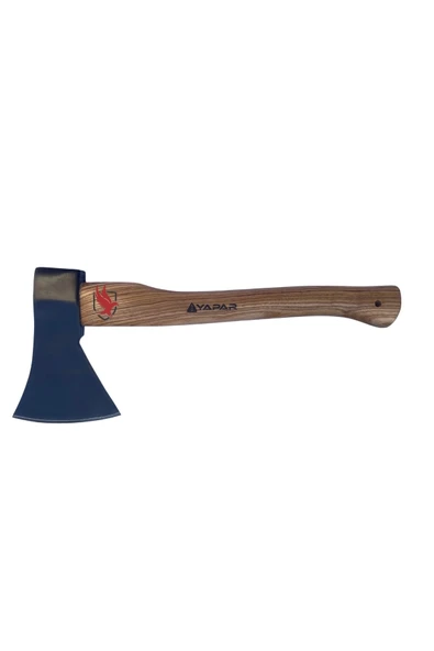 Yapar Ahşap Saplı Dövme Çelik Kamp Baltası 1 Kg - 3