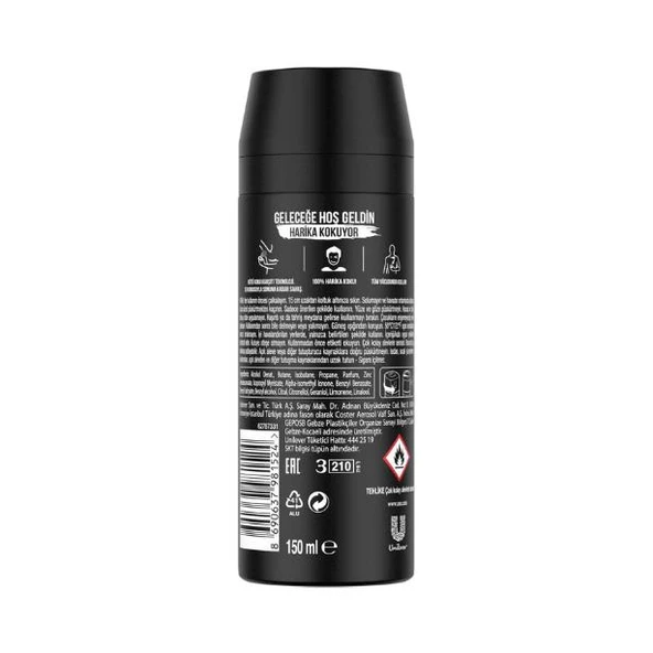Axe Deodorant Black 150 ml - 2