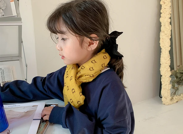 Küçük Yıldız Desenli Bebek Atkısı - Mavi - 1-12 Yaş - Resim 10