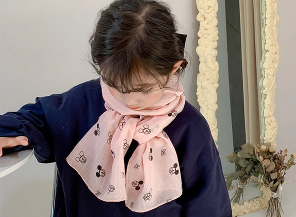 Küçük Yıldız Desenli Bebek Atkısı - Mavi - 1-12 Yaş - Resim 8