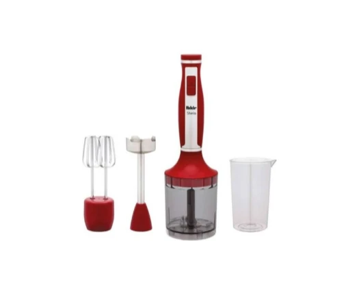 Fakir Shela 1700 W Mikser & Blender Seti Kırmızı(VİTRİN ÜRÜNÜDÜR)