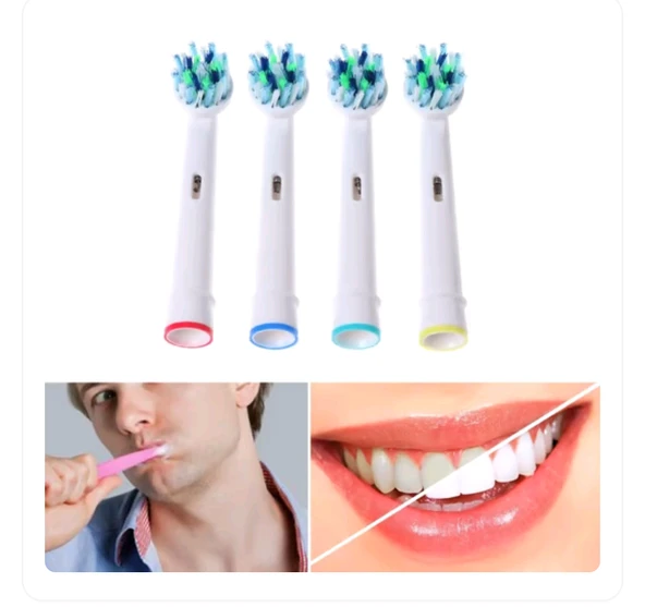 5D NEW WHITE Oral B Uyumlu Döner Başlık - 3