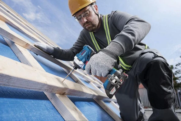 Bosch GDR 18V-215 Akülü Darbeli  Somun Sıkma Solo - 3