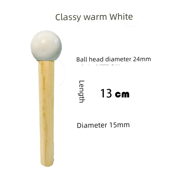 Ahşap Tel Sarma Pano Aksesuarları - 13cm 15mm Kibrit Çöpü Sıcak Beyaz * 3