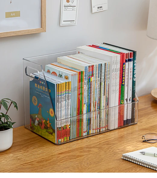 Çocuk Kitap Saklama Kutusu Masaüstü Organizer - Büyük Boy 2'li Paket (32.5*20*23.5cm) - 7