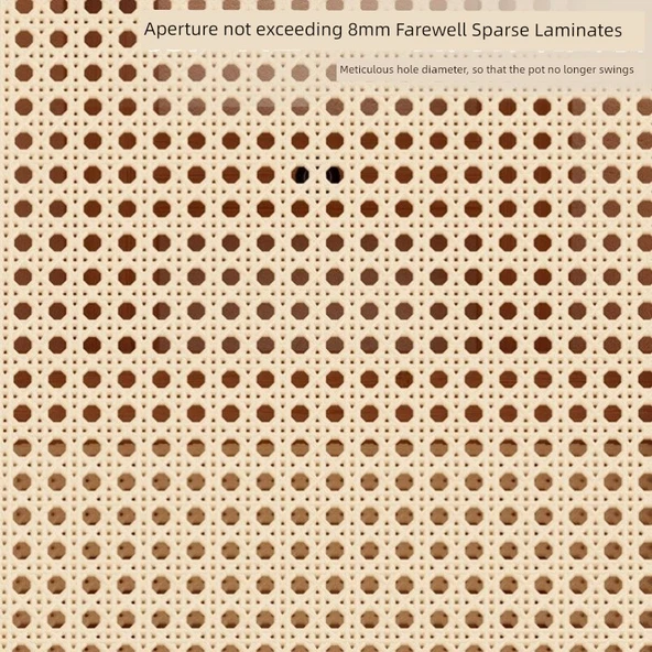 Çin Tarzı Rattan Çok Katmanlı Raf - Plastik Rattan İki Katmanlı 30cm - 5