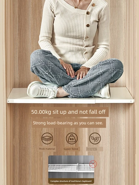 Mutfak Dolabı Rafı - 70-120cm Uzunluk, 24cm Genişlik, Katlanır Panel - 2