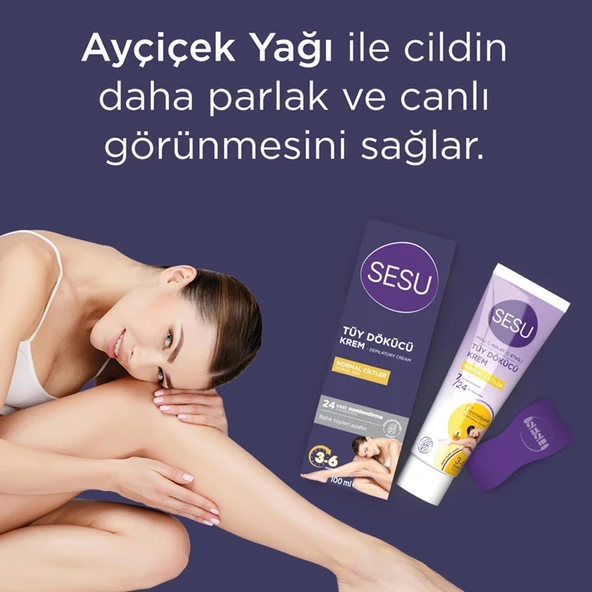 Sesu Tüy Dökücü Krem Normal Ciltler 100 ml - 2