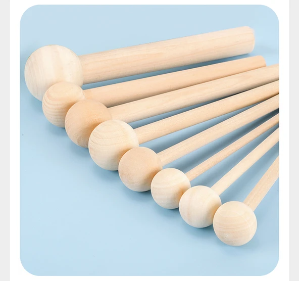 Ahşap Raf Destek Çubuğu - Ahşap Rengi 5 Adet 1.2cm Çap - Resim 10