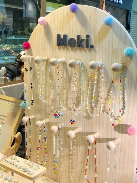 Ahşap Raf Destek Çubuğu - Ahşap Rengi 5 Adet 1.8cm Çap - Resim 5