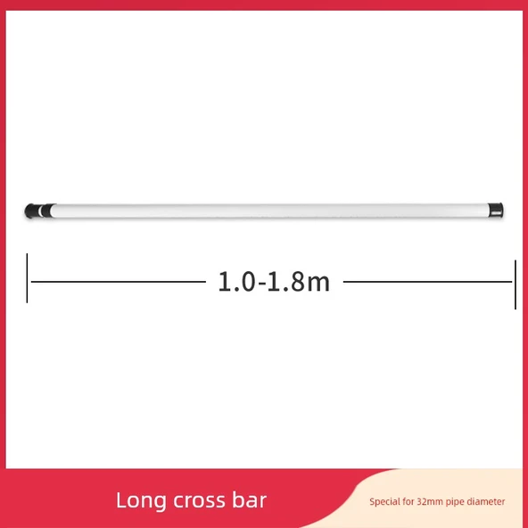 32mm Tavan Gardırop Elbise Askısı Aksesuarları - Uzun Ray 1.0-1.8 m ([Ayrıştırma Aksesuarları Hariç])