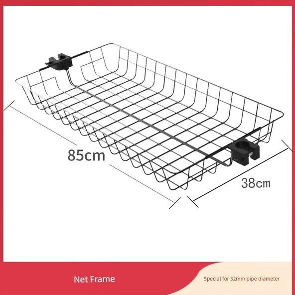 32mm Tavan Gardırop Elbise Askısı Aksesuarları - Yarım Metre Uzatma Çubuğu (32mm Özel Çap) - 7