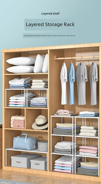 Çok Katmanlı Demir Saklama Rafı - Genişletilmiş ve Yüksek 29*34*30.5cm - 7