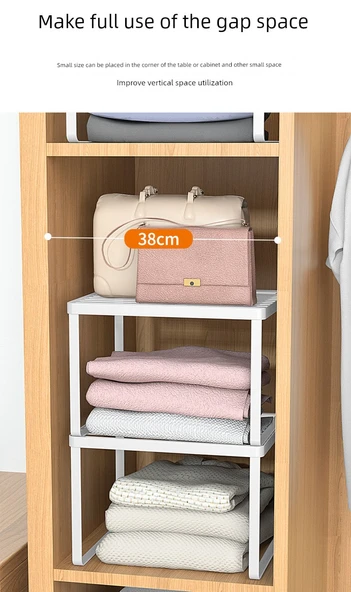 Çok Katmanlı Demir Saklama Rafı - Ekstra Geniş ve Yüksek 69*44*30.5cm - 11