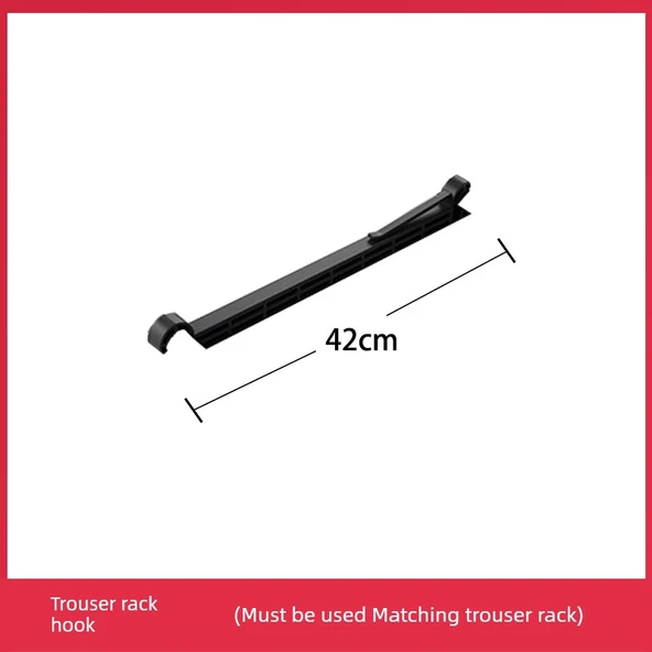 32mm Tavan Gardırop Elbise Askısı Aksesuarları - Pantolon Askısı Kancası (Pantolon Askılığı ile Eşleşmeli)