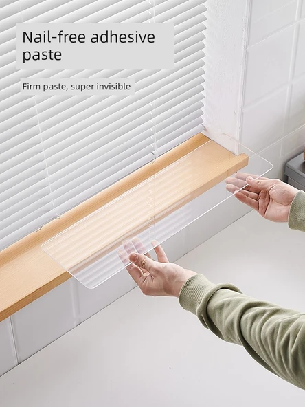 Penceresiz Banyo Rafı Mutfak Tezgahı - Pencere Uzatma Plakası 30x15 cm - 4