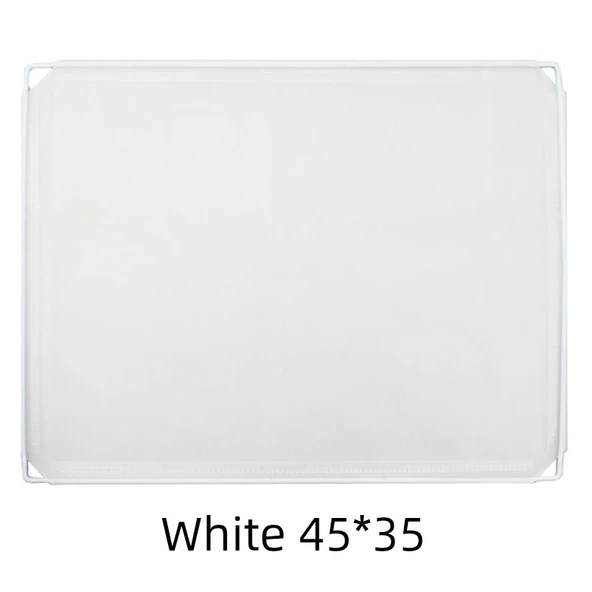 DIY Reçine Plastik Raf - Beyaz 45x35cm (Şeffaf)