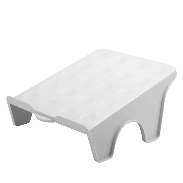 Ayakkabı Rafı Dolabı - Gri - 4'lü Paket