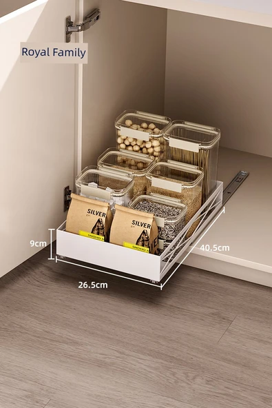 Derin Dolap Elmas Şekilli Çekmece Tipi Saklama Sepeti - 40.5cm