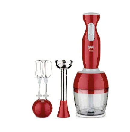 Fakir Tilia 1000 W Mikser & Blender Seti Kırmızı (VİTRİN ÜRÜNÜDÜR)