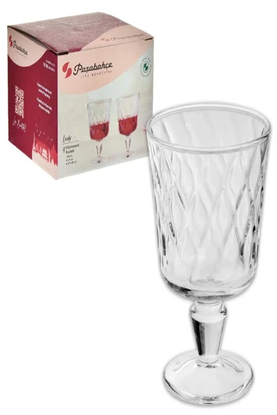 Paşabahçe 440462 Leafy Ayaklı Bardak 4 Lü