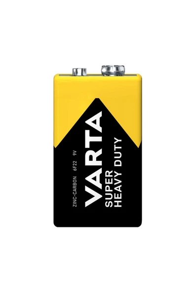 Varta 9V Super Heavy Duty Cinko Karbon Pil 4 Adet