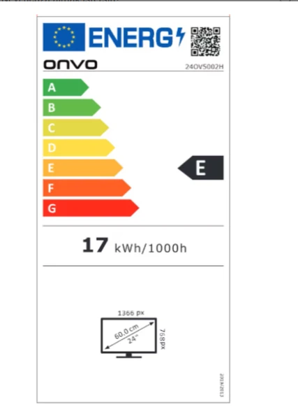 ONVO 24OV5002H 24'' 60 Ekran Uydu Alıcılı HD Ready LED TV ( 12 Volt ) - 3