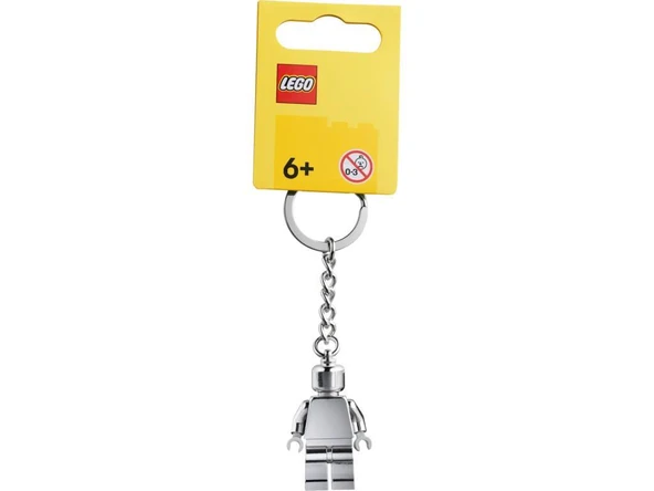 LEGO 854305 Silver Minifigure Key Chain ürün görseli 1