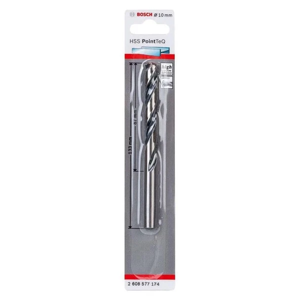 Bosch HSS-PointTeQ 10.0 mm Metal Delme Matkap Ucu