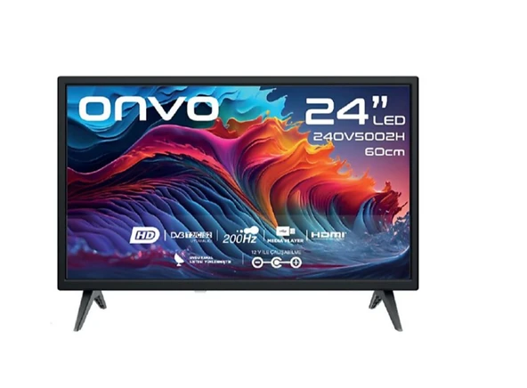 ONVO 24OV5002H 24'' 60 Ekran Uydu Alıcılı HD Ready LED TV ( 12 Volt ) - 2
