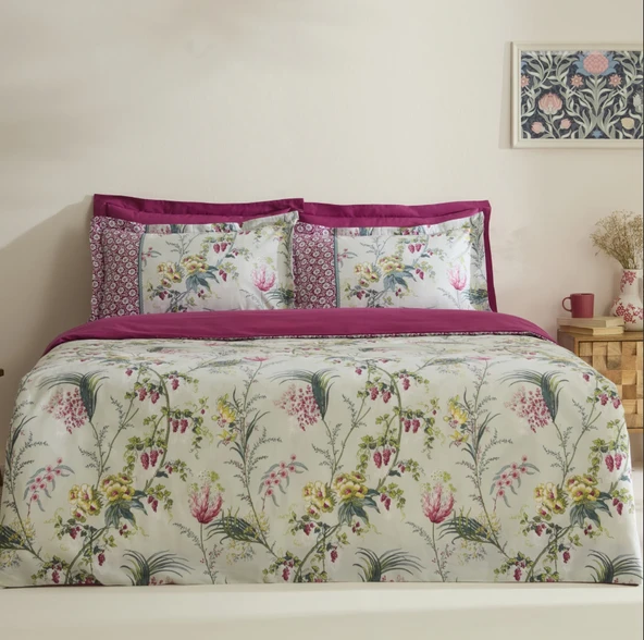 Karaca Home Mitha %100 Pamuk Çift Kişilik Nevresim Takımı Mint