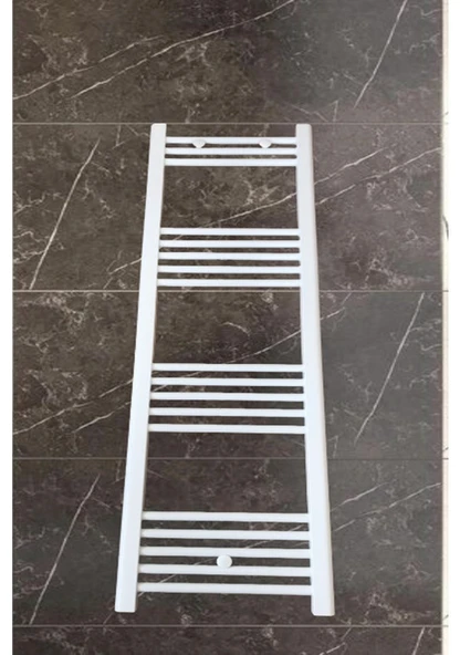 EURASİA 600x1400 (18) BORULU BEYAZ HAVLUPAN + 2 ADET RADYATÖR VANASI ürün görseli 1