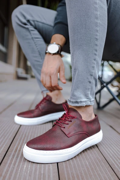 TB061 CBT Rex Erkek Ayakkabı BORDO