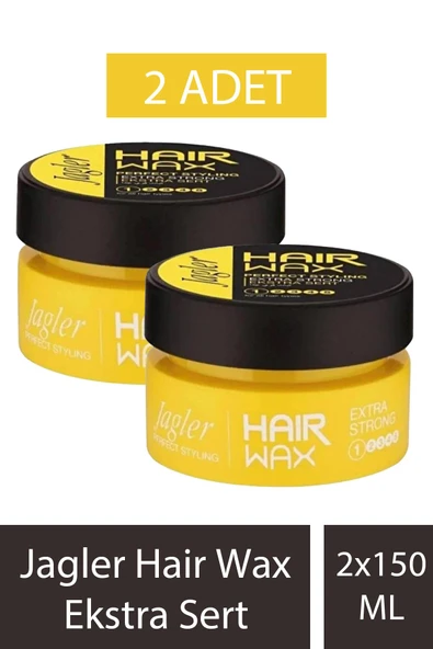Jagler Hair Wax Ekstra Sert 150 ml 2 Adet