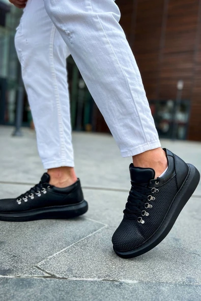 TB021 CST Favo Erkek Ayakkabı SIYAH - Resim 4