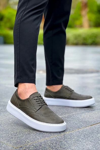 TB149 CBT Changer Over Erkek Ayakkabı HAKI - Resim 4